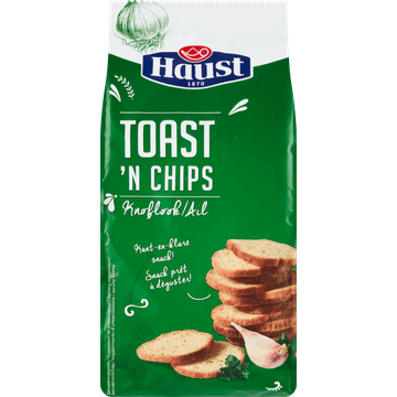 Haust Toast 'n Chips Knoflook 125 g