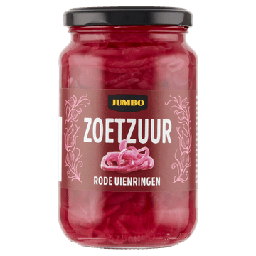 Jumbo Zoetzuur Rode Uienringen 340 g