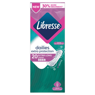 Libresse Extra Protecton Extra Long 20 Stuks