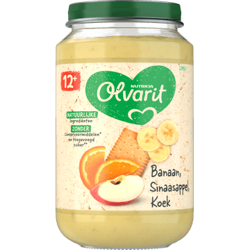 Olvarit Banaan Sinaasappel Koek 12+ Maanden 200 g