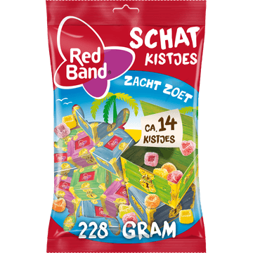 Red Band Schatkistjes Uitdeelverpakking Zacht Zoet Snoep 228 g