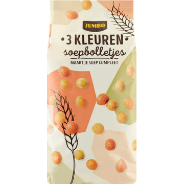 Jumbo 3 Kleuren Soepbolletjes 125 g