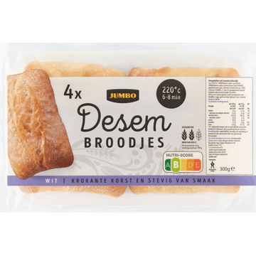 Jumbo - Desem Broodjes - 4 Stuks