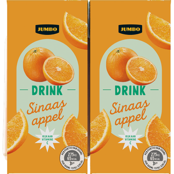 Jumbo Drink Sinaasappel 10 x 200 ML