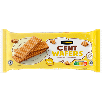 Jumbo Cent Wafers Gevuld met Cacaocrème 150 g