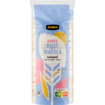 Jumbo Dikke Rijstwafels Zeezout 120 g