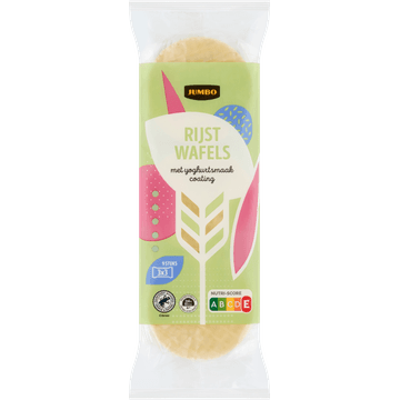 Jumbo Rijstwafels met Yoghurtsmaak Coating 9 Stuks