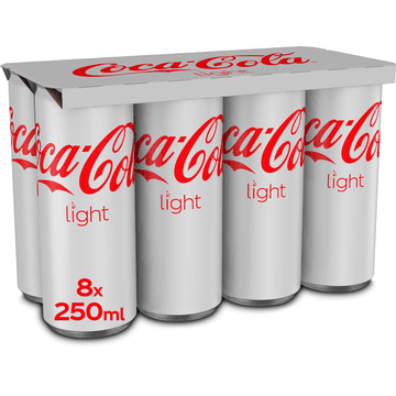Coca-Cola Light 8 x 250 ml