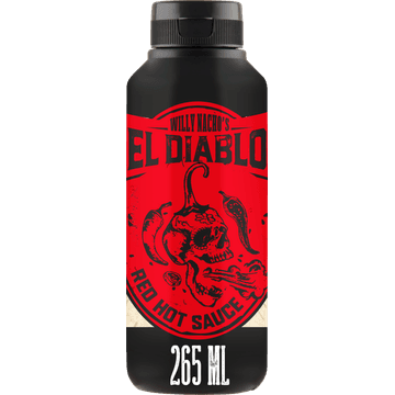 Willy Nacho El Diablo Red Hot Sauce 265 ml