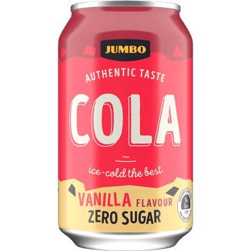 Jumbo - Cola Vanilla Flavour - Zero Sugar - Blik - 330ML