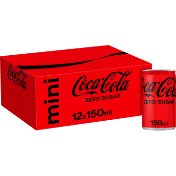 Coca-Cola Zero Sugar Mini 12 x 150 ml