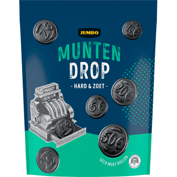 Jumbo Munten Drop Hard & Zoet 350 g