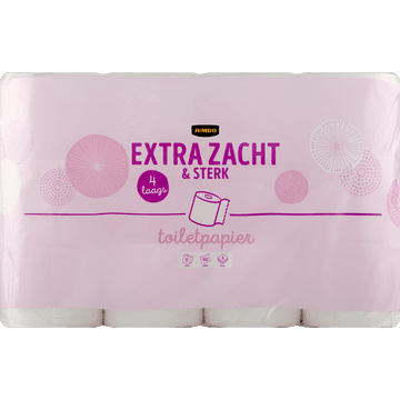 Jumbo Extra Zacht & Sterk 4-Laags Toiletpapier 12 Stuks