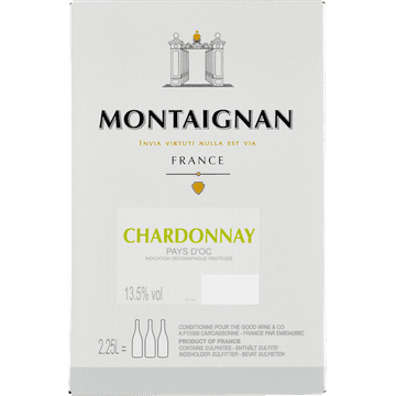 Montaignan - Chardonnay - 2, 25L