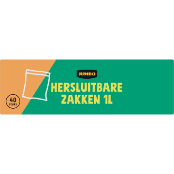Jumbo Hersluitbaar zakje 1 L