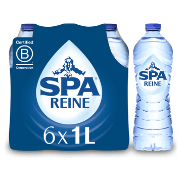 SPA REINE Natuurlijk Mineraalwater 6x 1L