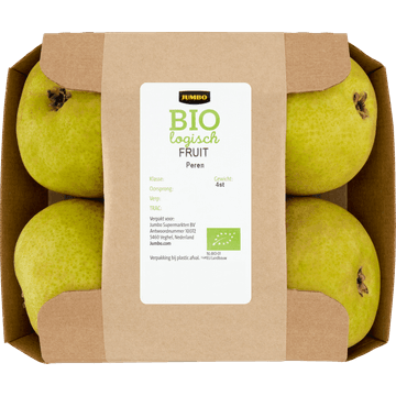 Jumbo Biologisch Fruit Peren 4 Stuks