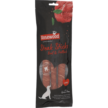 Rosewood Steak Sticks Large Beef 3 Stuks