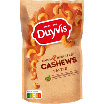 Duyvis Oven Roasted Gezouten Cashews 125 gr