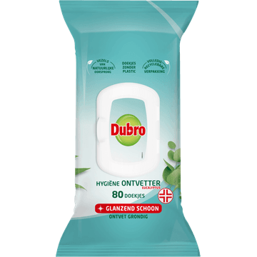 Dubro Hygiëne Ontvetter doekjes 80 Stuks