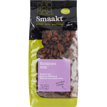 Smaakt Bio Rozijnen Mix 600 g