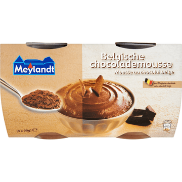 Meylandt Belgische Chocolademousse 4 x 90 g