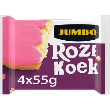 Jumbo Roze Koek 4 x 55 g