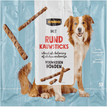 Jumbo Honden Kauwsticks Rund 5 Stuks