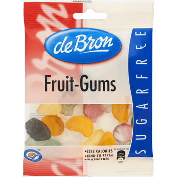 De Bron Fruit-Gums Suikervrij 100 g