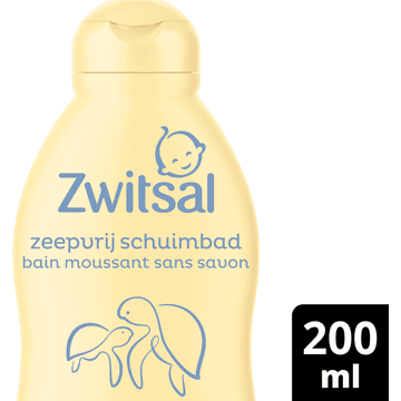 Zwitsal Zeepvrij Schuimbad Baby 200 ml