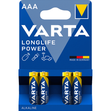 Varta Longlife Power AAA 4 Stuks
