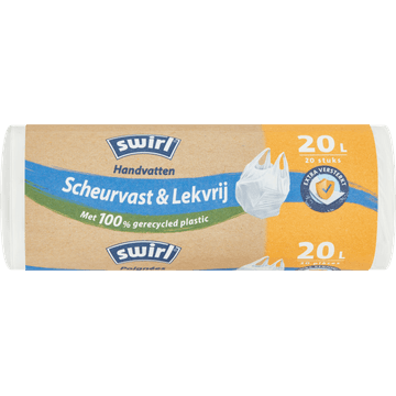 Swirl Vuilniszakken met Handvatten 20 liter 20 stuks