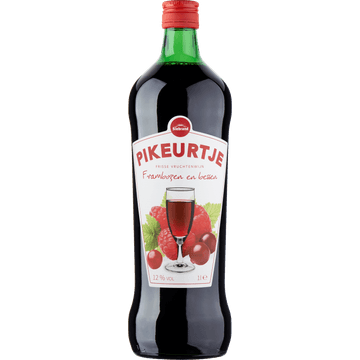 Siebrand - Pikeurtje Frisse Vruchtenwijn Frambozen en Bessen - 1L