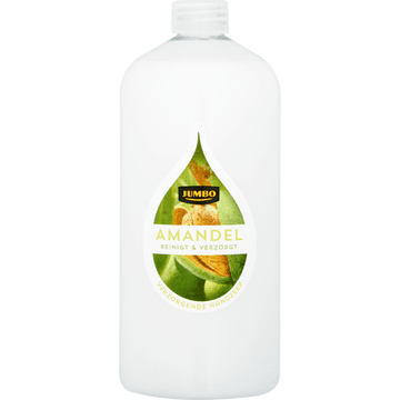 Jumbo Verzorgende Handzeep Amandel Navulling 1L