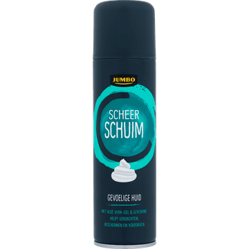 Jumbo Scheerschuim Gevoelige Huid voor Heren 250 ML