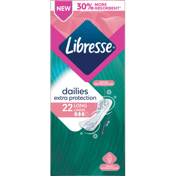 Libresse Extra Protection Long 22 Stuks