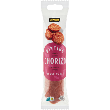 Jumbo Pittige Chorizo Droge Worst 250 g