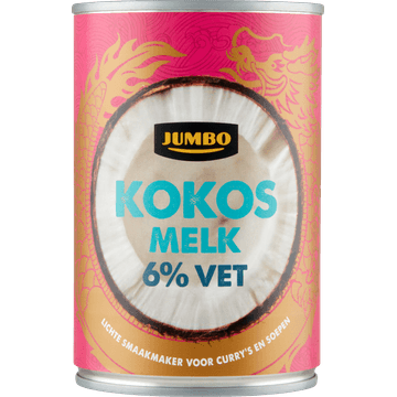 Jumbo Kokosmelk 6 % Vet 400 ml
