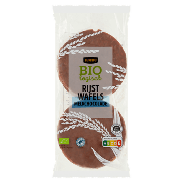 Jumbo Biologisch Rijstwafels Melkchocolade 100 g