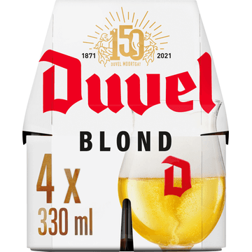 Duvel - Blond - Fles - 4 x 330ML