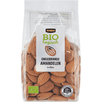 Jumbo Biologisch Ongebrande Amandelen 175 g