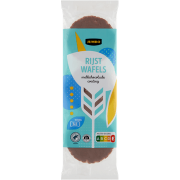 Jumbo Rijstwafels Melkchocolade Coating 9 Stuks 150 g
