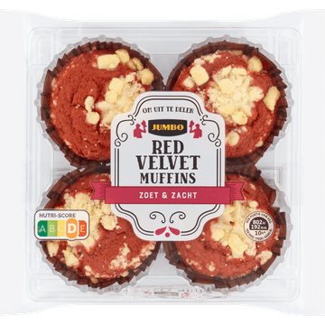 Jumbo Red Velvet Muffins 180 g