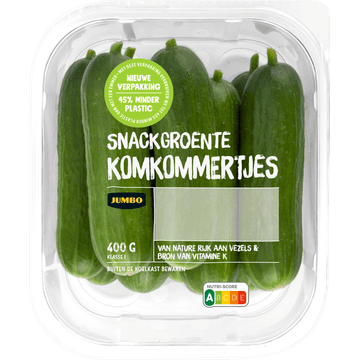 Jumbo Snackgroente Komkommertjes 400 g