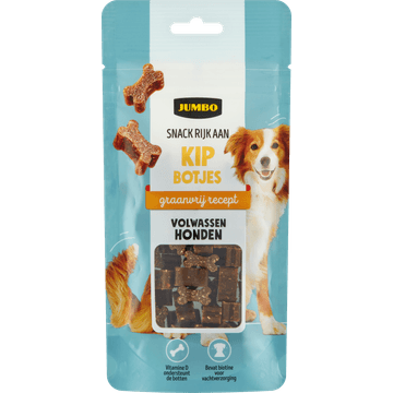 Jumbo Snack Rijk aan Kip Botjes 60 g