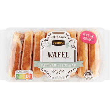 Jumbo Wafel met Vanillesmaak 8 Stuks