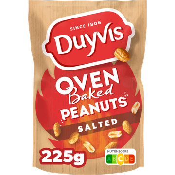 Duyvis Oven Baked Pinda's Original 225 g