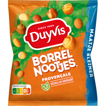 Duyvis Borrelnootjes Provencale Pinda Noten 125 g