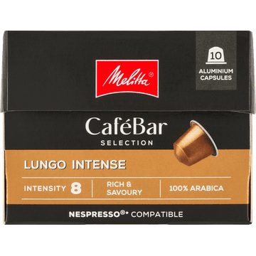 Melitta CaféBar Selection Lungo 8 Intense Capsules 10 Stuks