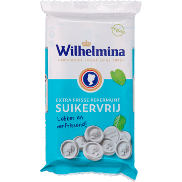 Wilhelmina Pepermunt Suikervrij 3p Portrait 111g